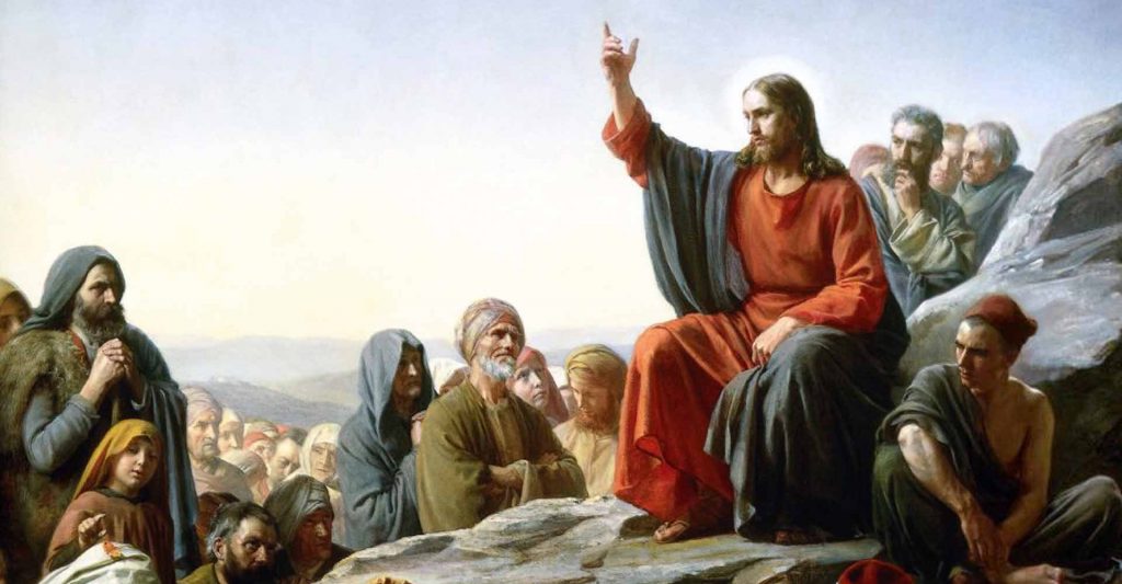 Jesus' Sermon on the Mount, beatitudes, charity, turn the other cheek