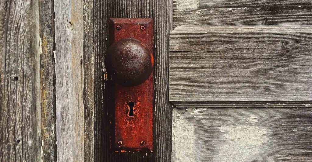 door and doorknob, unforgiveness, turning inward