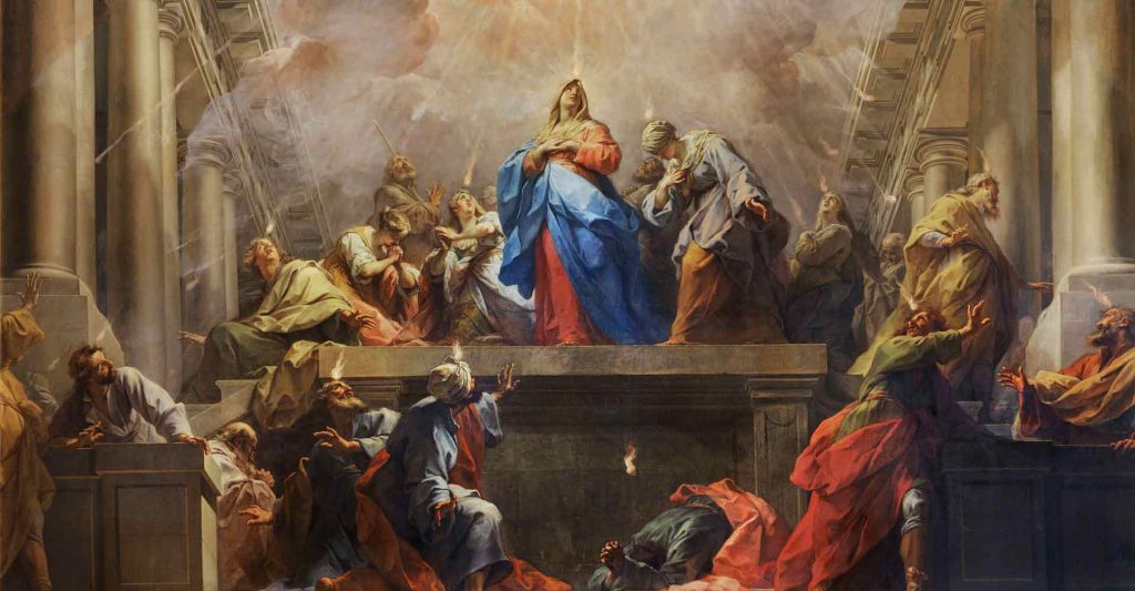 Pentecost, descent of the Holy Spirit