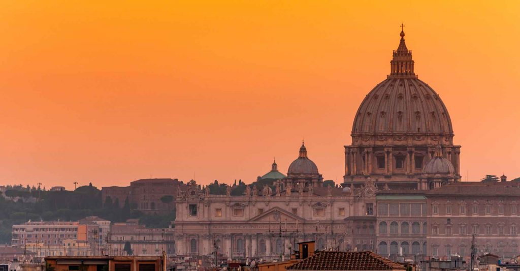 Skyline of St. Peter's Basilica, Joy In Truth