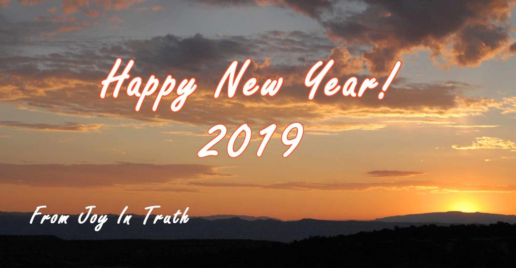 Happy New Year 2019 from Joy In Truth