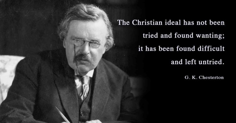 G.K. Chesterton And The Christian Ideal — Joy In Truth