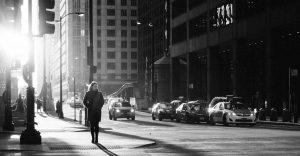 woman walking alone, abandonment, marginalized