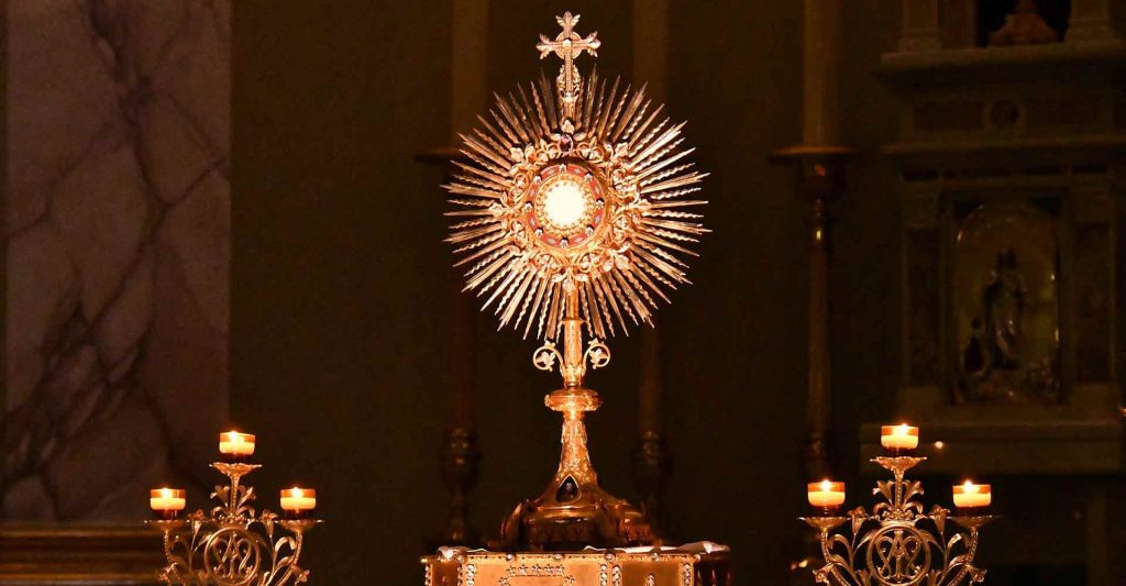 The Eucharist and Adoration of the Blessed Sacrament