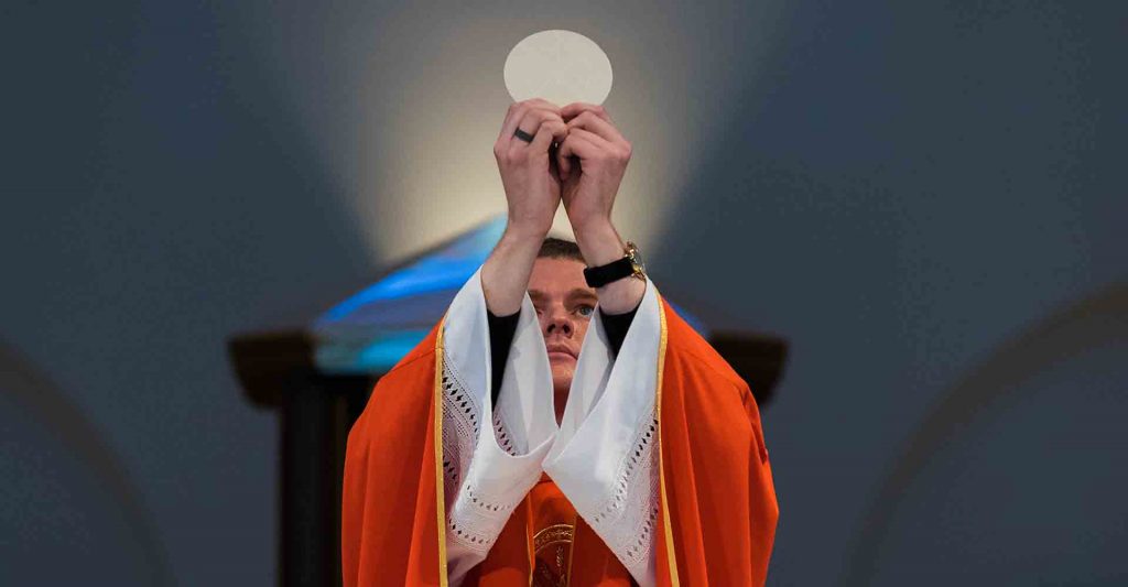 Eucharist, sacrifice of the mass